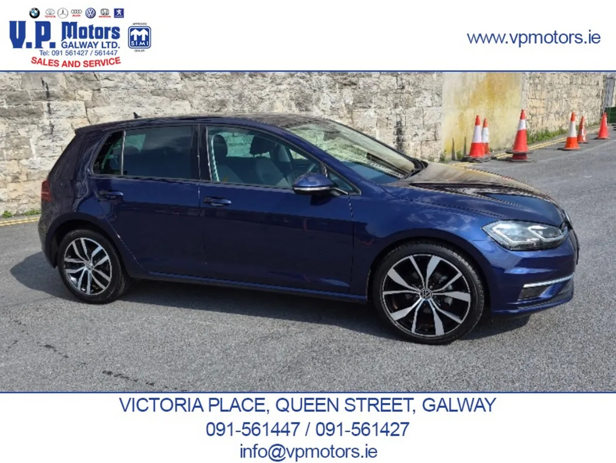 Volkswagen Golf Hatchback, Petrol, 2019, Blue