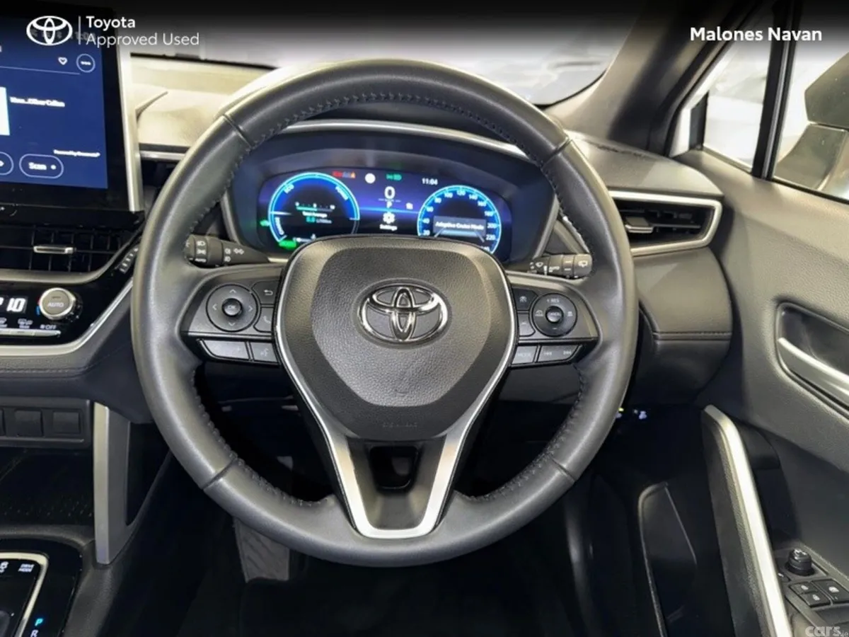 Toyota Corolla Cross SUV, Petrol Hybrid, 2024, White