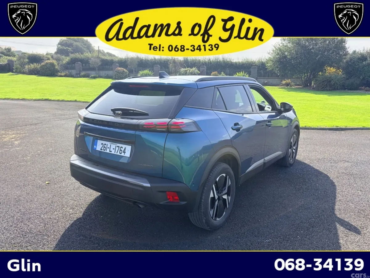 Peugeot 2008 SUV, Petrol Hybrid, 2026, Blue