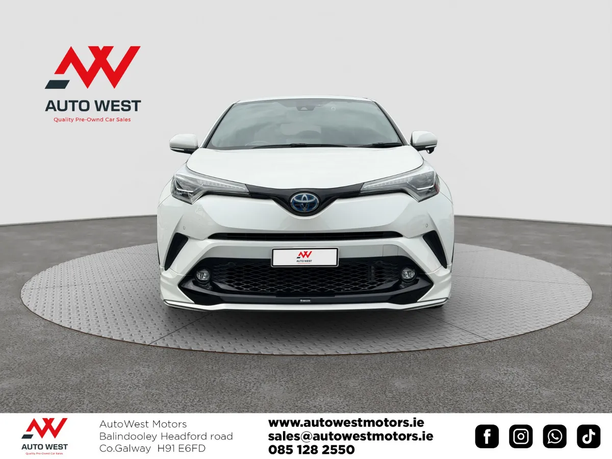 Toyota C-HR Saloon, Petrol Hybrid, 2018, White