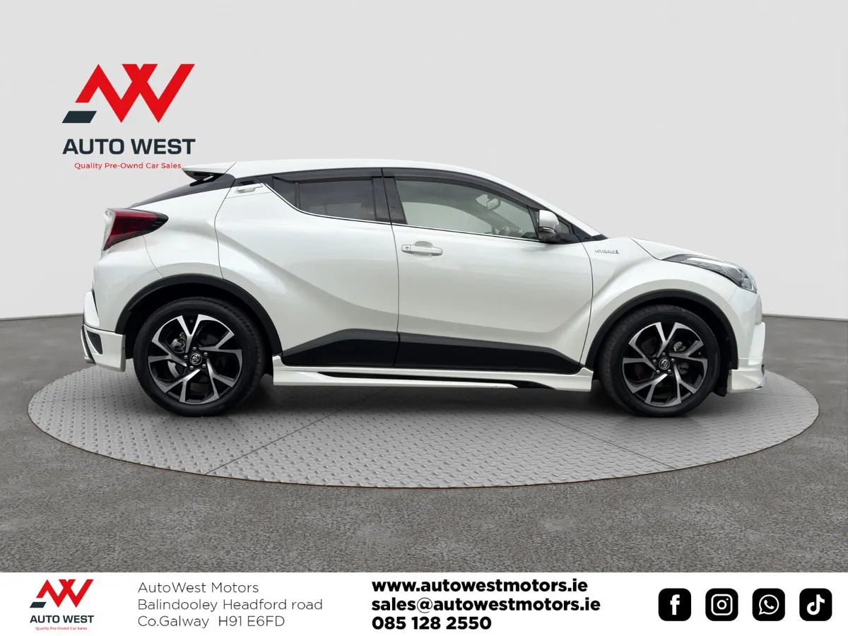 Toyota C-HR Saloon, Petrol Hybrid, 2018, White