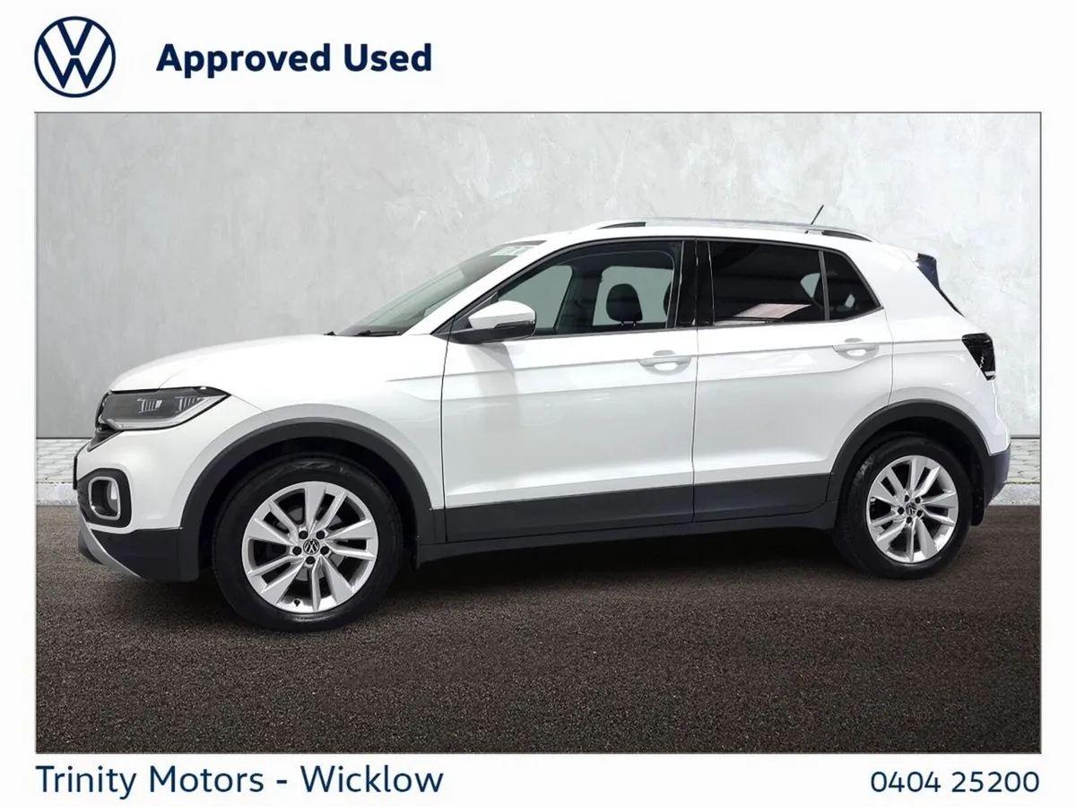 Volkswagen T-Cross Estate, Petrol, 2021, White