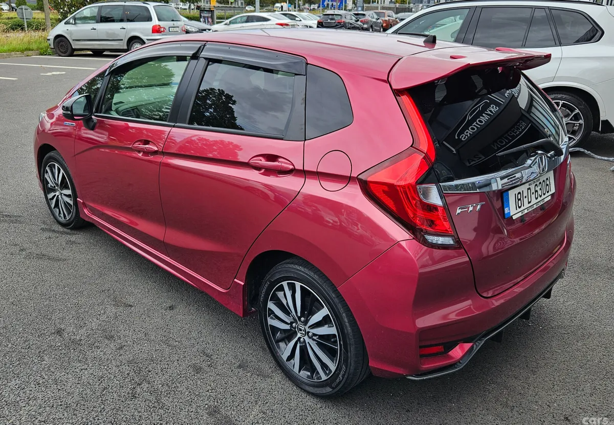 Honda Fit Hatchback, Petrol Hybrid, 2018, Red