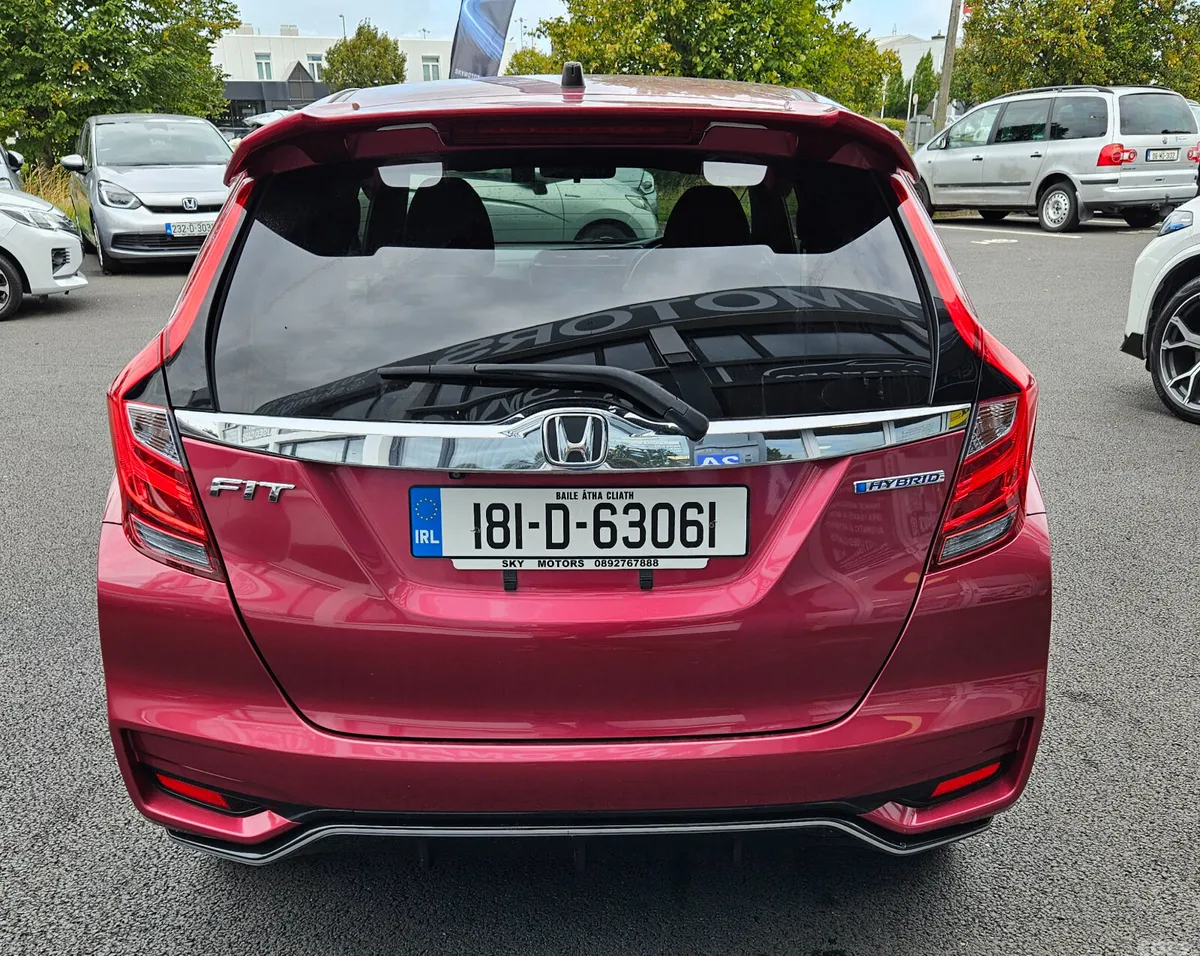Honda Fit Hatchback, Petrol Hybrid, 2018, Red