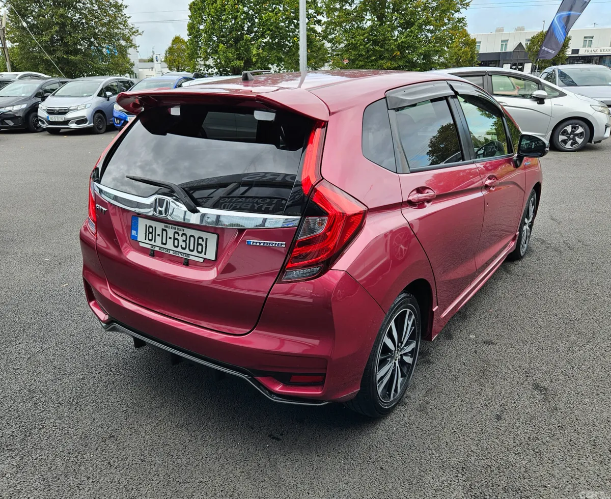 Honda Fit Hatchback, Petrol Hybrid, 2018, Red