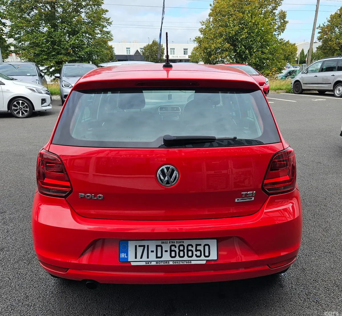 Volkswagen Polo Hatchback, Petrol, 2017, Red