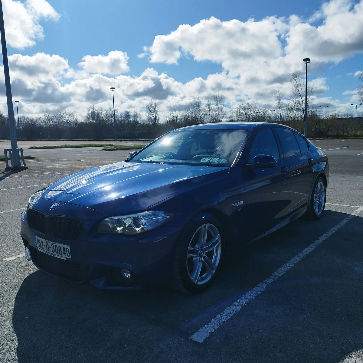 BMW 5-Series Saloon, Diesel, 2016, Blue