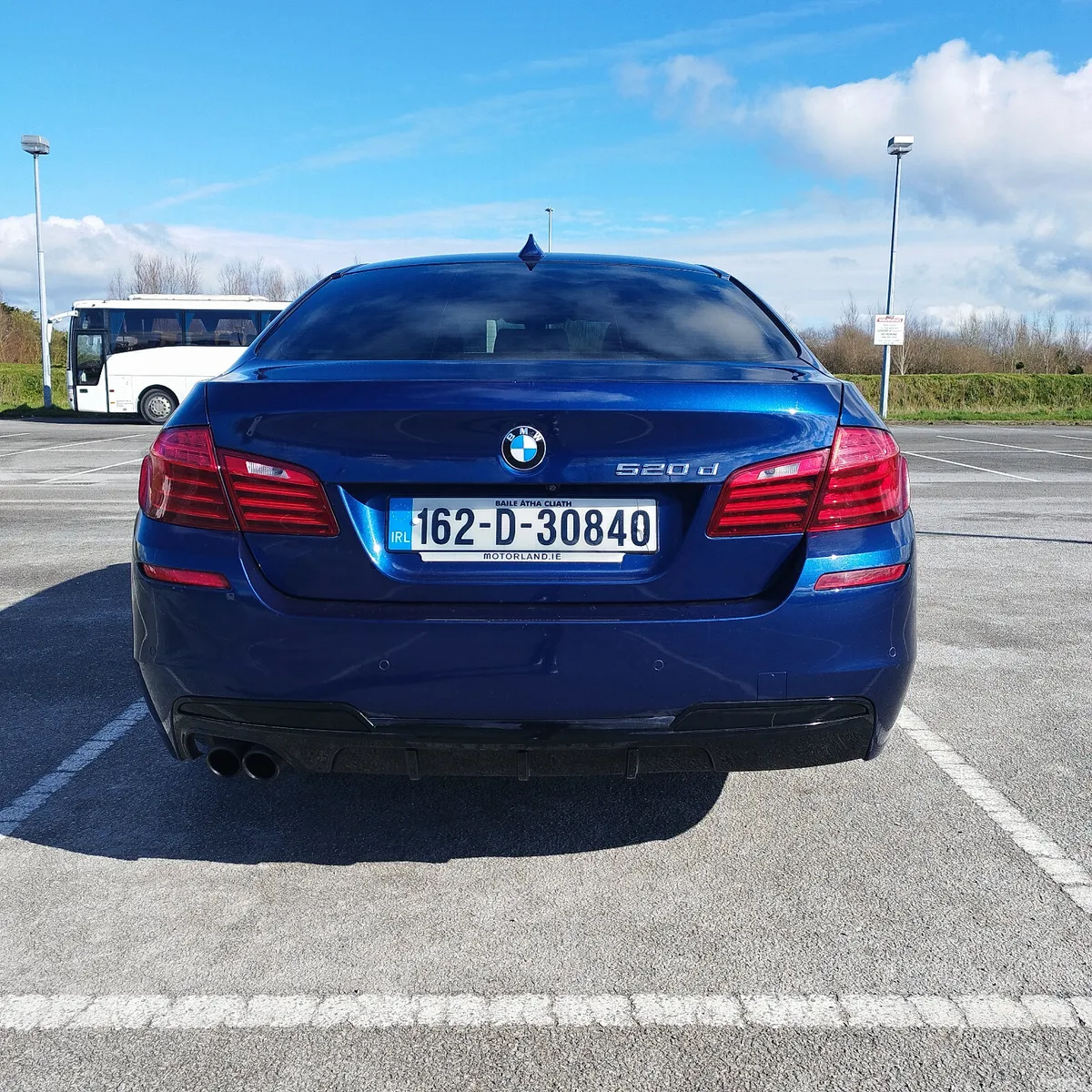 BMW 5-Series Saloon, Diesel, 2016, Blue