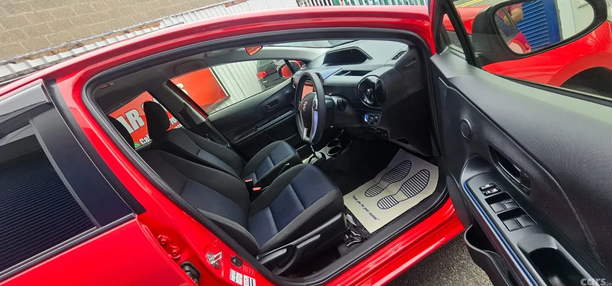 Toyota Aqua Hatchback, Petrol Hybrid, 2016, Red
