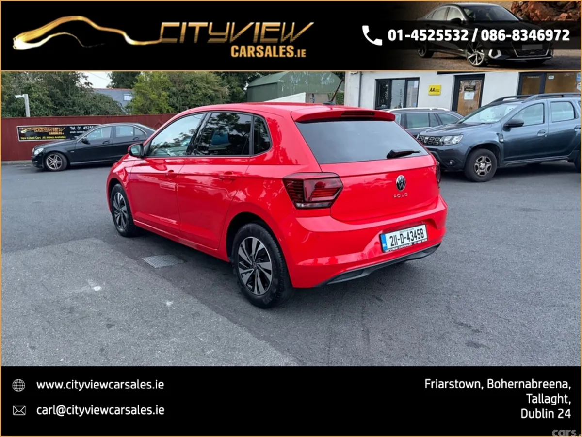 Volkswagen Polo Hatchback, Petrol, 2021, Red