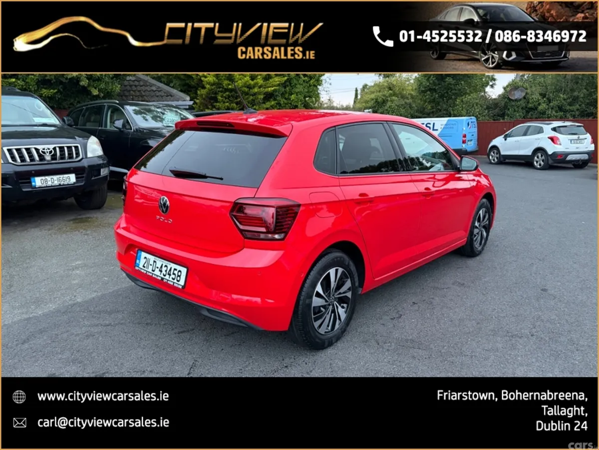 Volkswagen Polo Hatchback, Petrol, 2021, Red