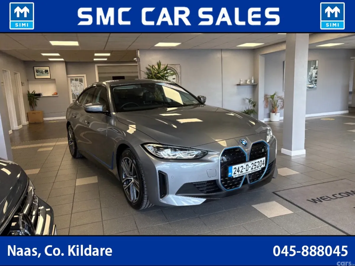 BMW i4 Coupe, Electric, 2024, Grey