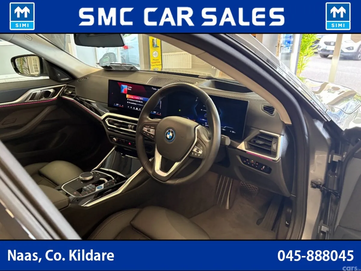 BMW i4 Coupe, Electric, 2024, Grey