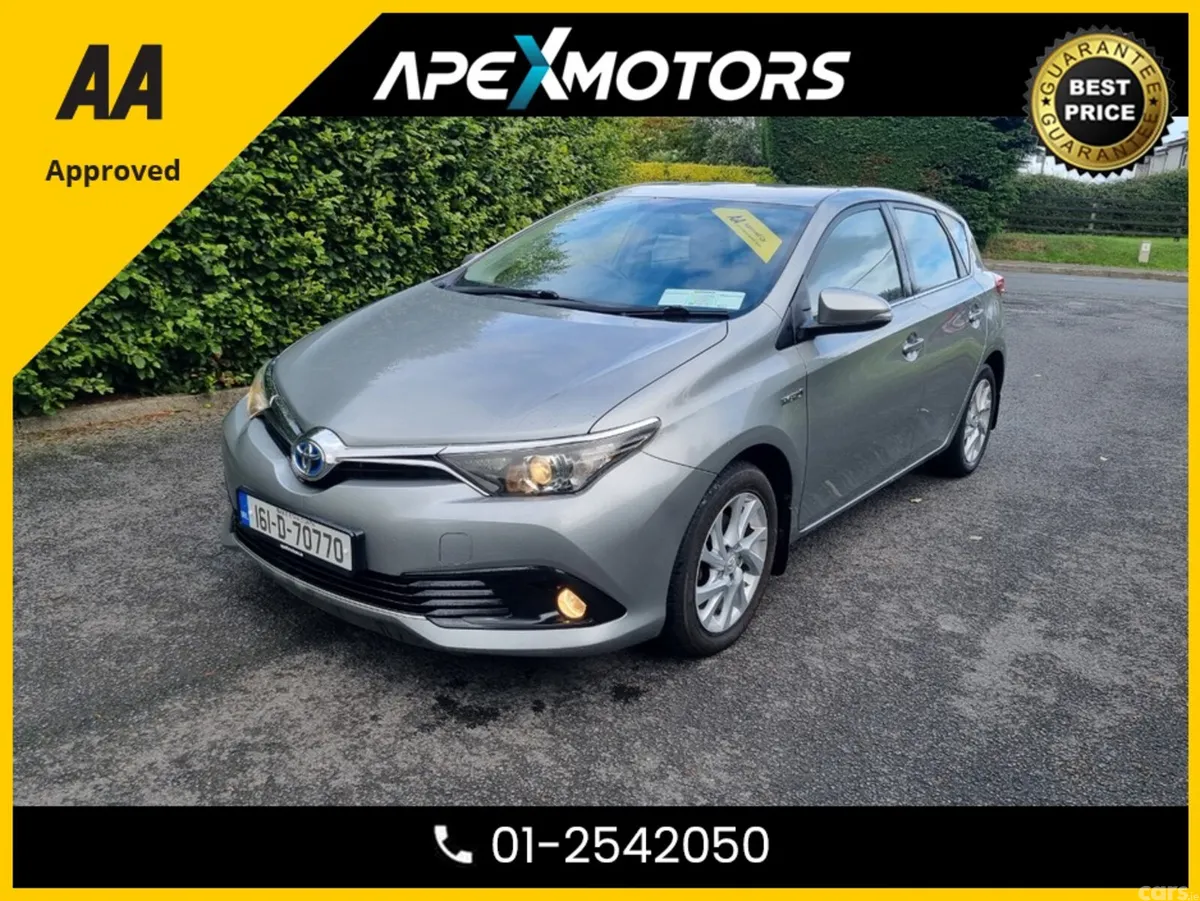 Toyota Auris Hatchback, Petrol Hybrid, 2016, Grey