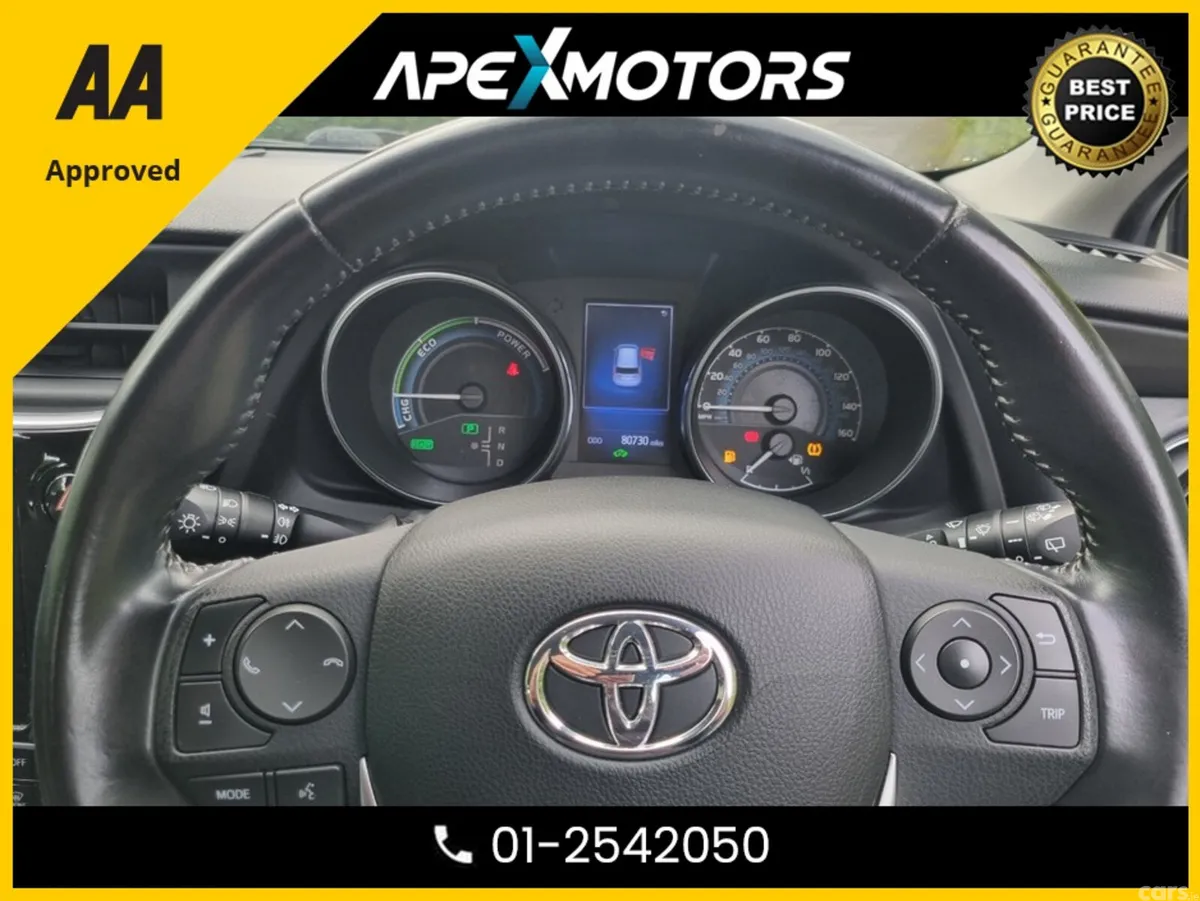 Toyota Auris Hatchback, Petrol Hybrid, 2016, Grey