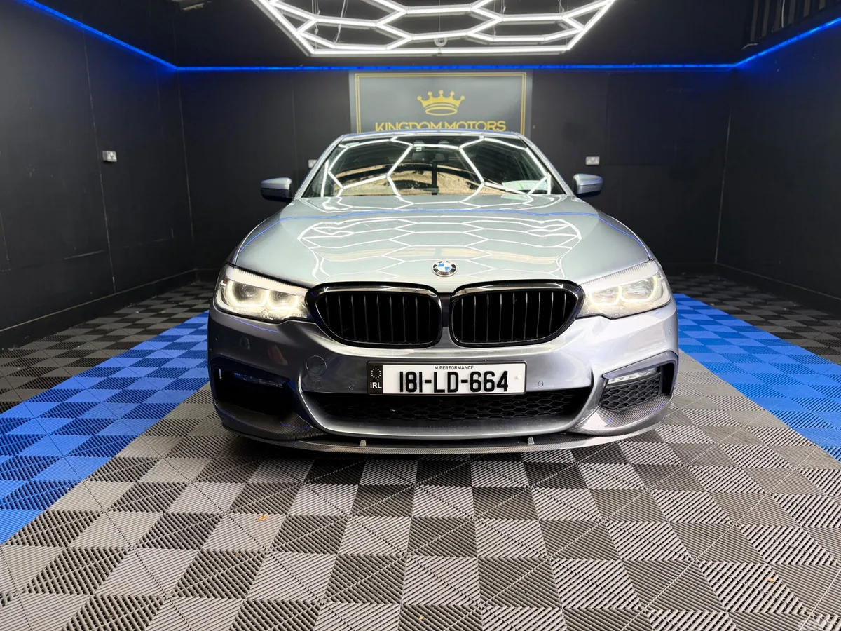 BMW 5-Series Saloon, Diesel, 2018, Blue