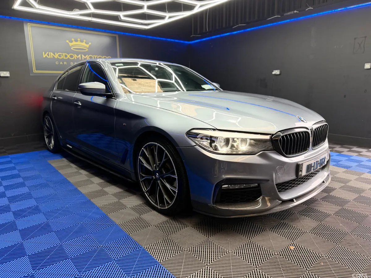 BMW 5-Series Saloon, Diesel, 2018, Blue
