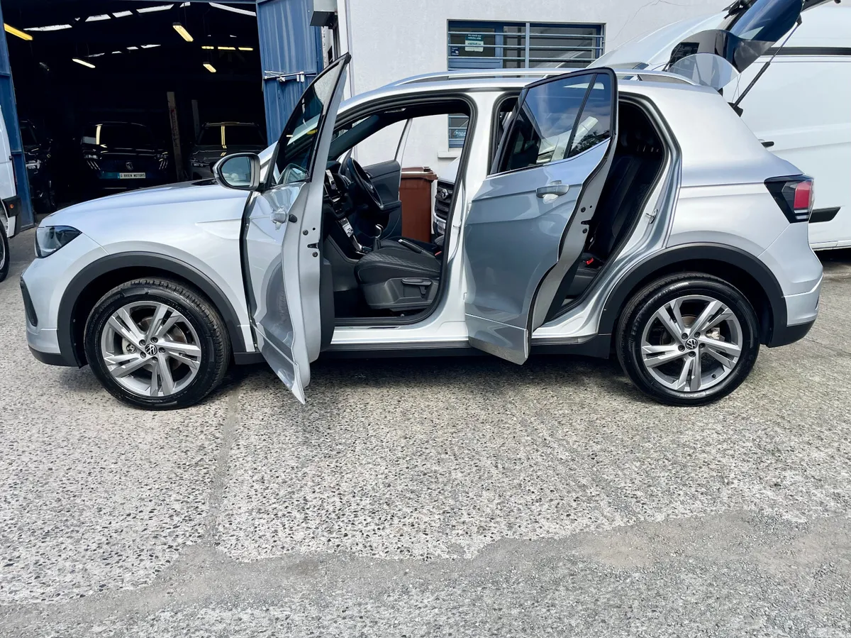 Volkswagen T-Cross SUV, Petrol, 2024, Silver