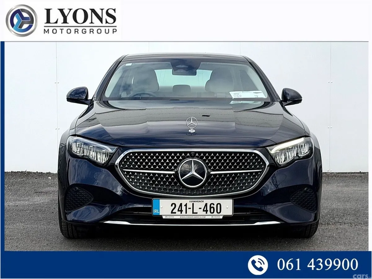 Mercedes-Benz E-Class Saloon, Diesel Hybrid, 2024, Blue