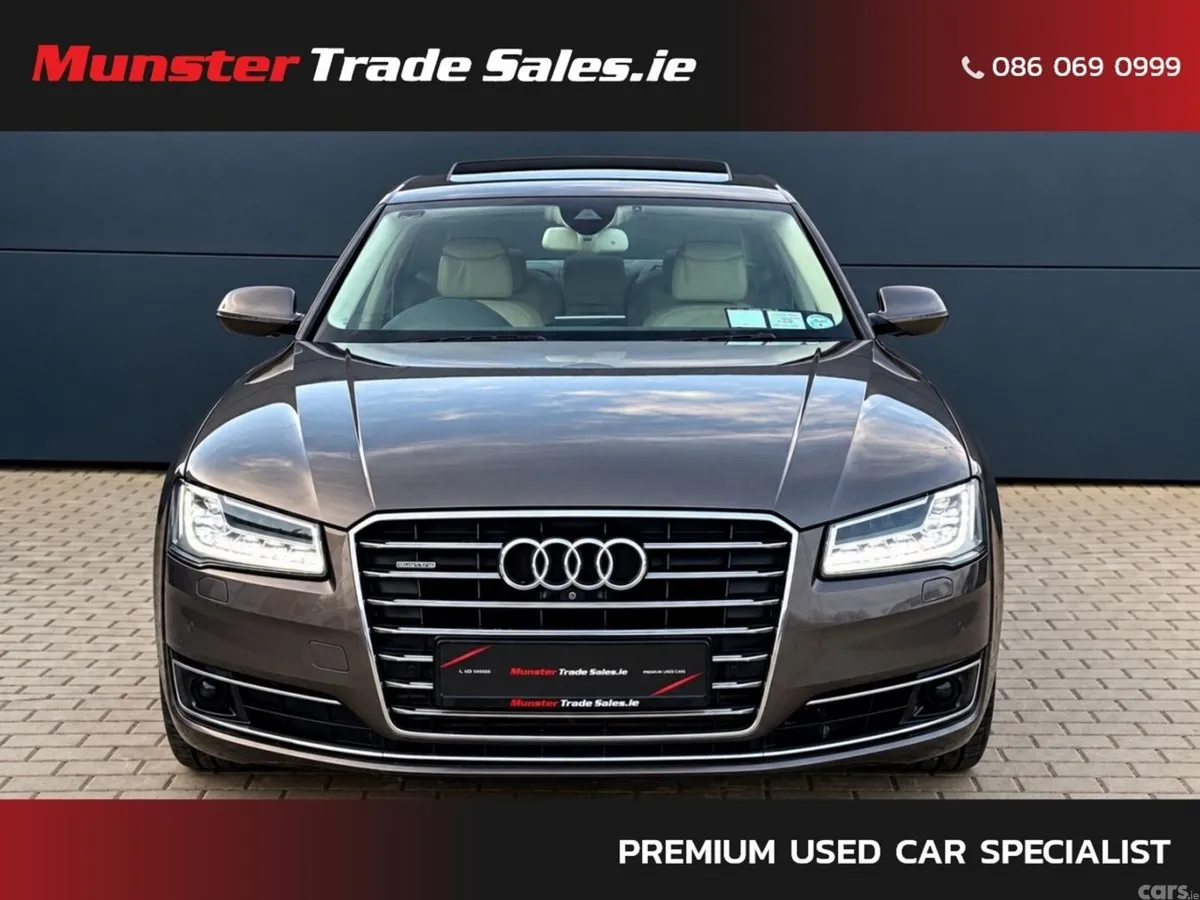 Audi A8 Saloon, Diesel, 2017, Brown