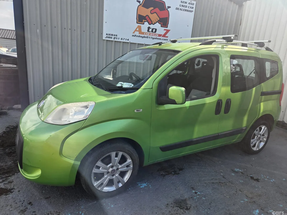 Fiat Qubo MPV, Petrol, 2009, Green