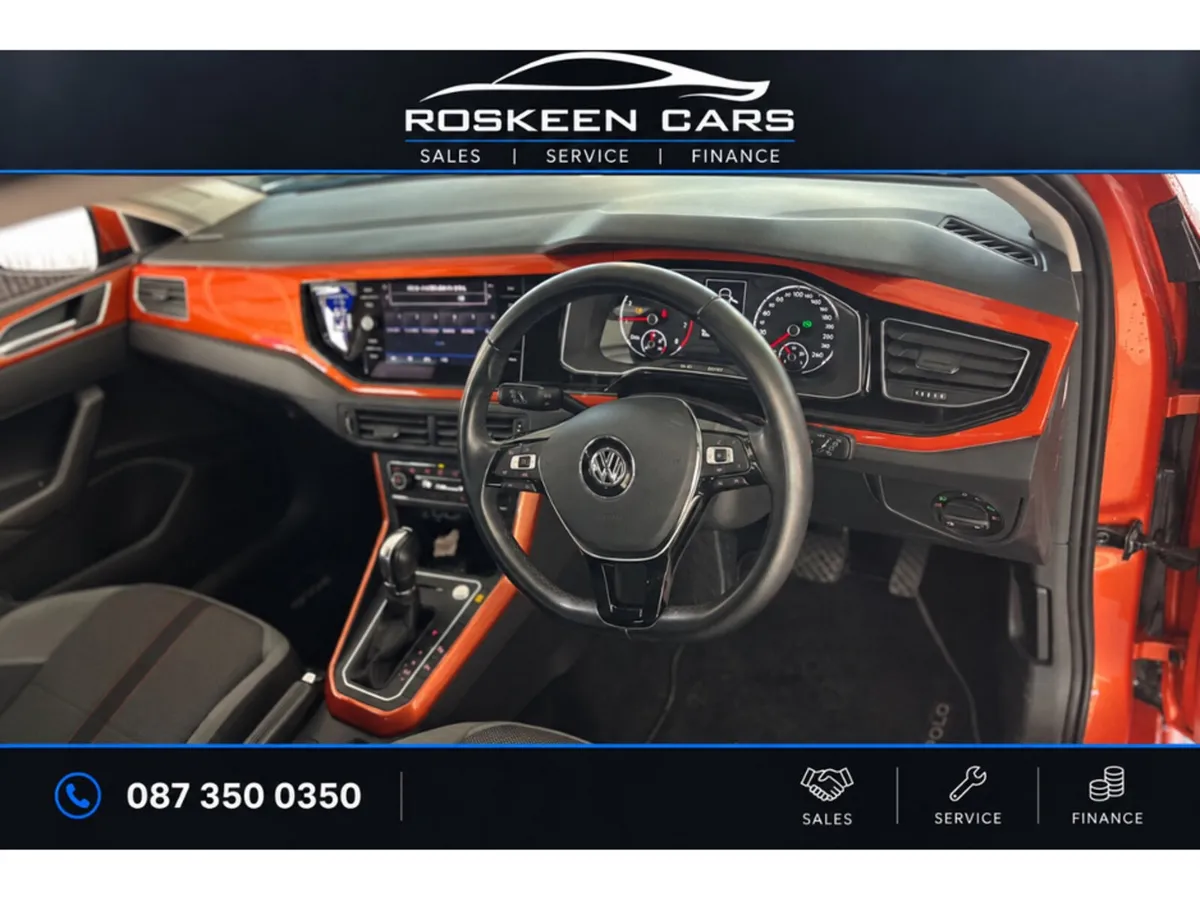 Volkswagen Polo Hatchback, Petrol, 2018, Orange