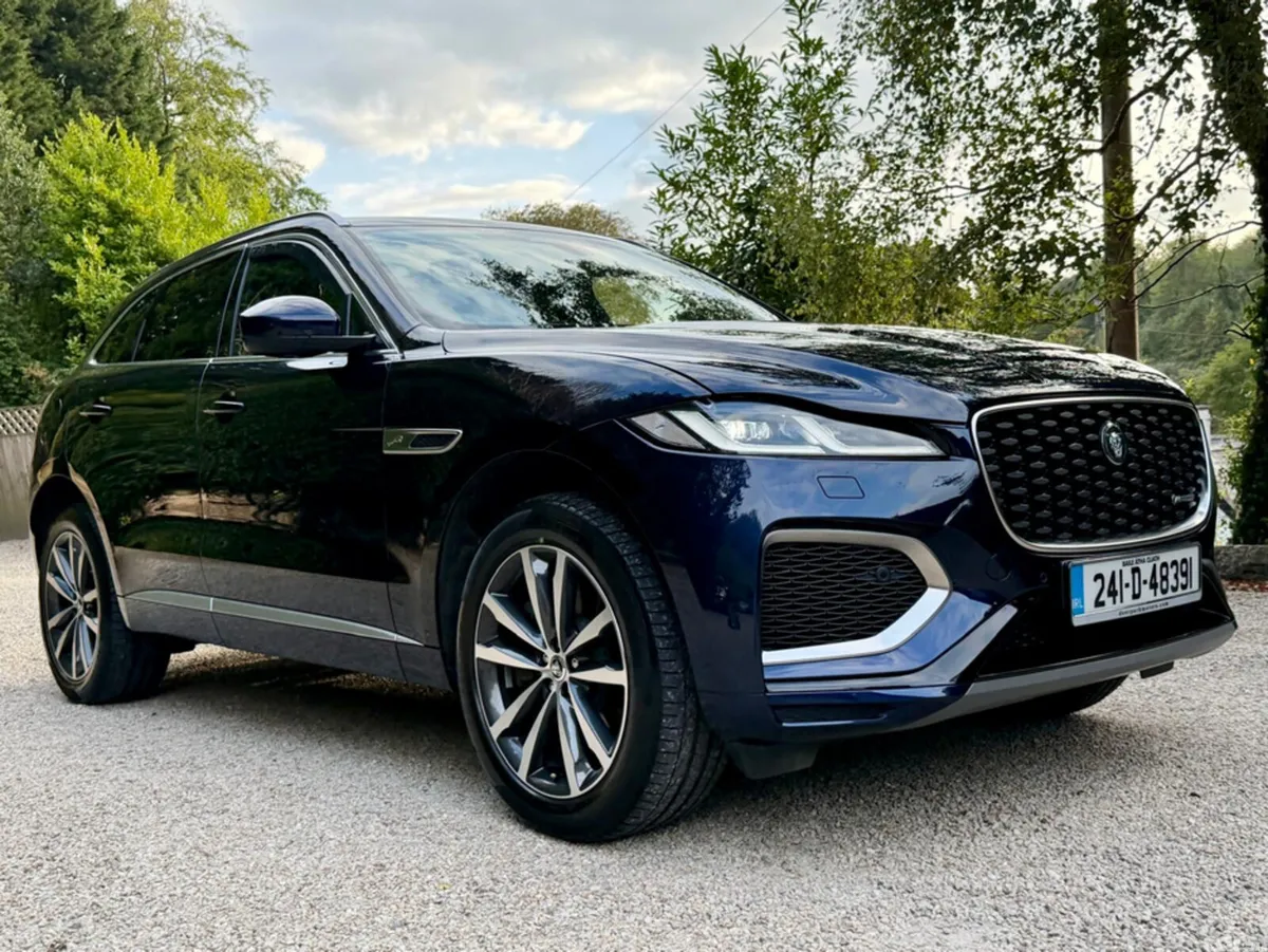 Jaguar F-Pace SUV, Petrol Plug-in Hybrid, 2024, Blue
