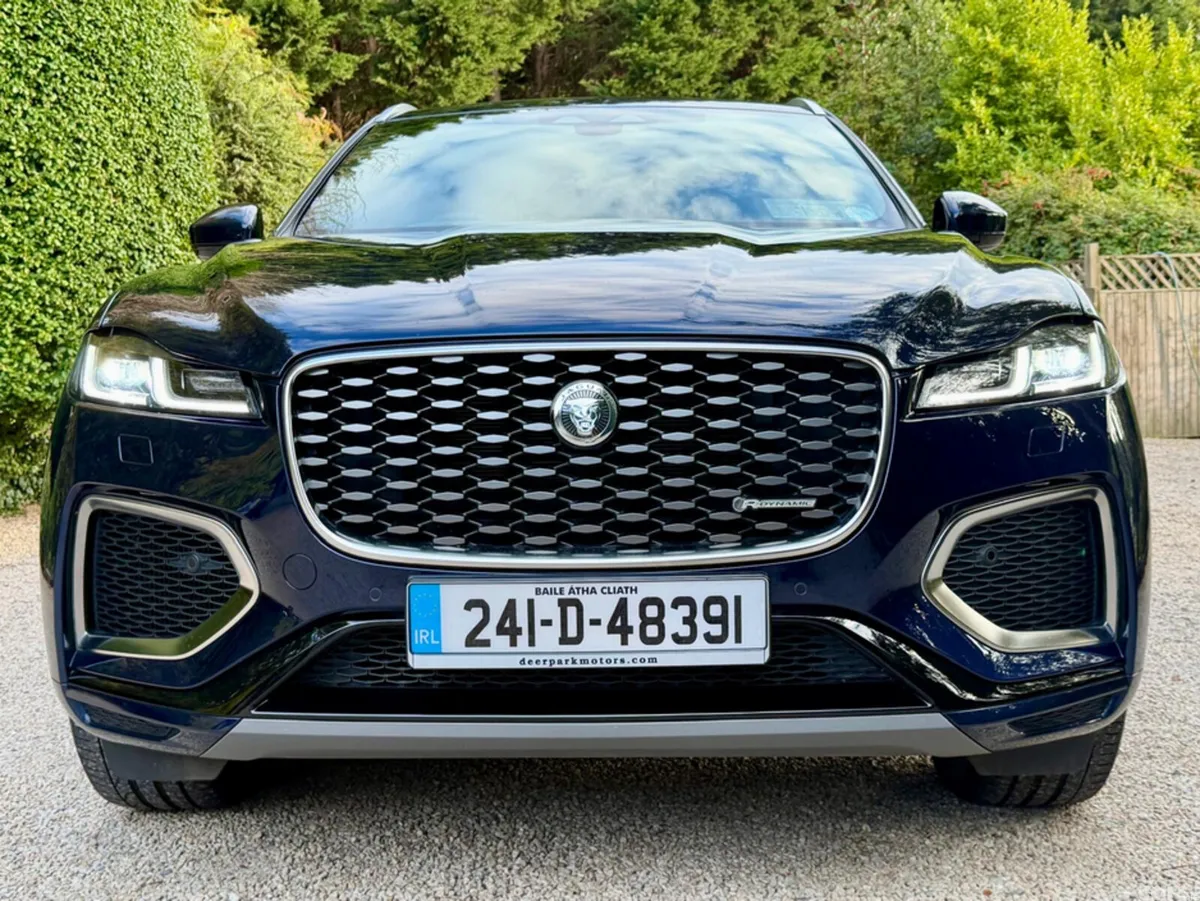 Jaguar F-Pace SUV, Petrol Plug-in Hybrid, 2024, Blue