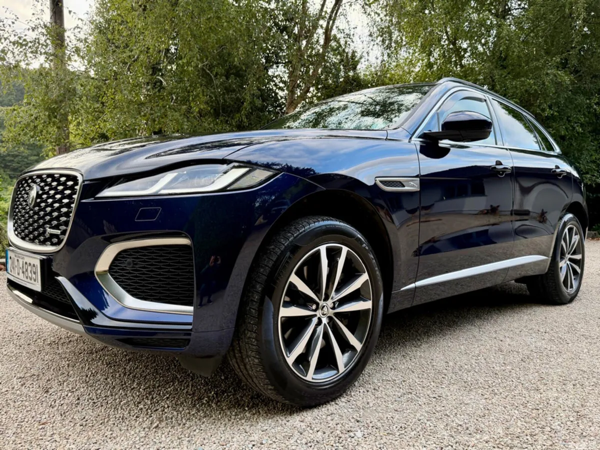 Jaguar F-Pace SUV, Petrol Plug-in Hybrid, 2024, Blue
