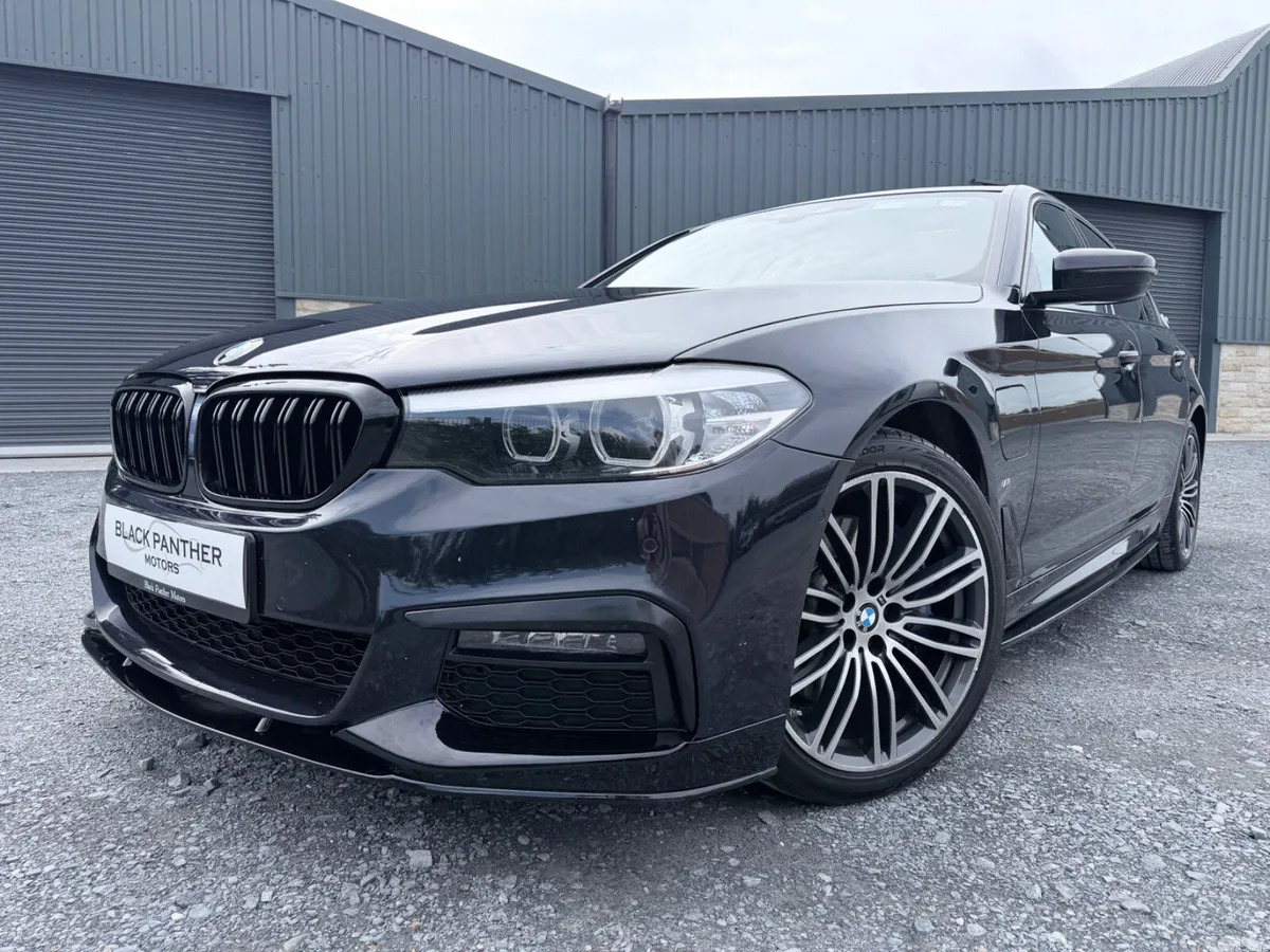 BMW 5-Series Saloon, Petrol Plug-in Hybrid, 2018, Black
