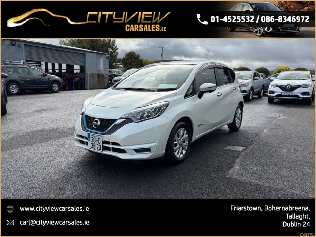Nissan Note Hatchback, Petrol Hybrid, 2020, White