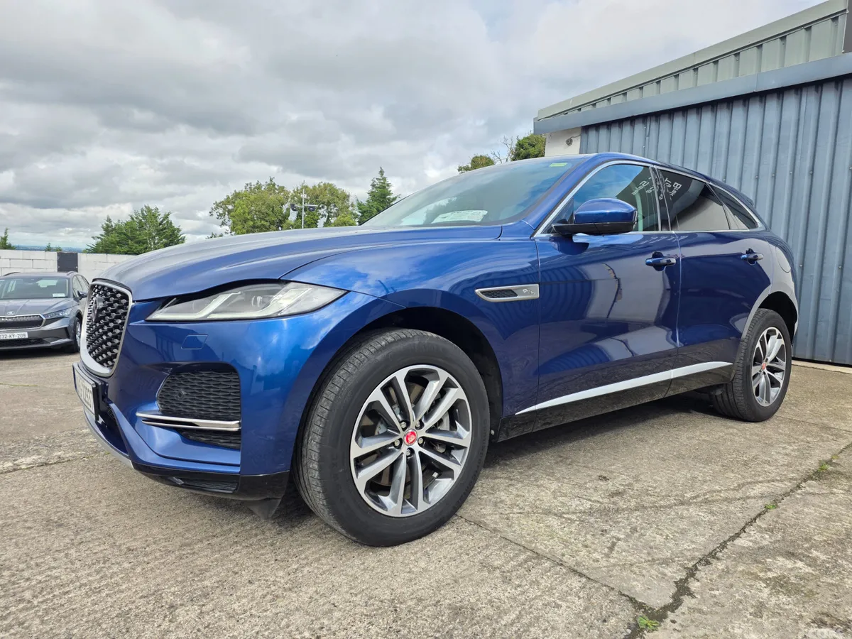Jaguar F-Pace SUV, Petrol Plug-in Hybrid, 2022, Blue