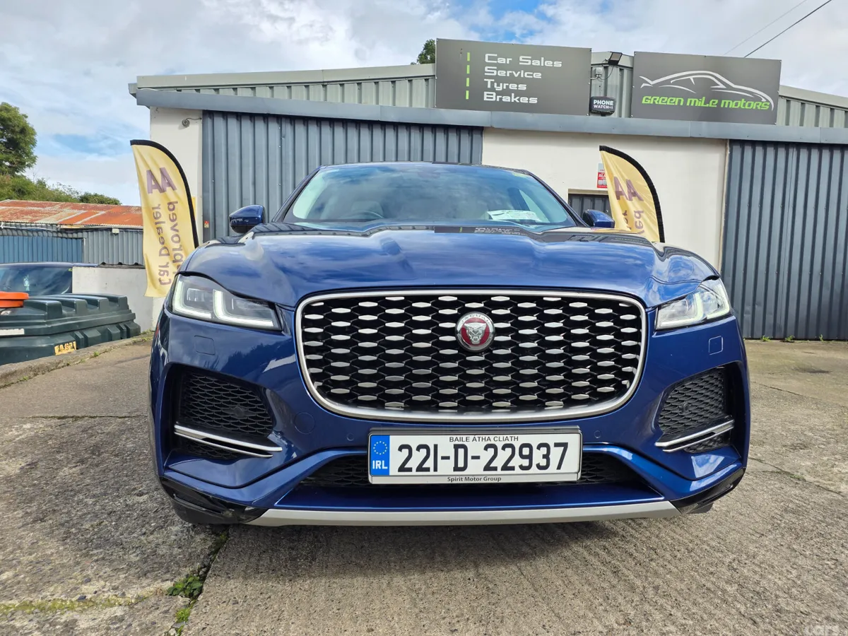 Jaguar F-Pace SUV, Petrol Plug-in Hybrid, 2022, Blue