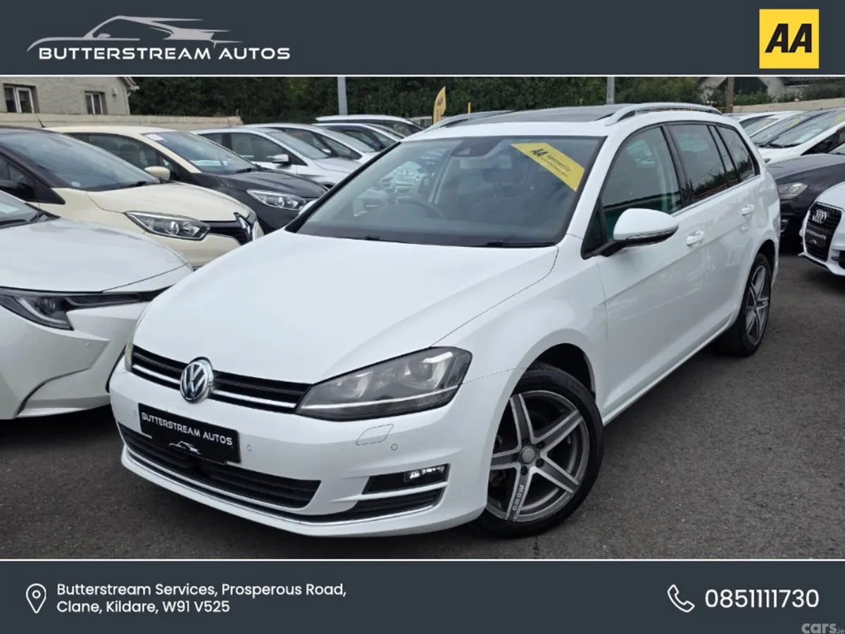 Volkswagen Golf Estate, Petrol, 2014, White