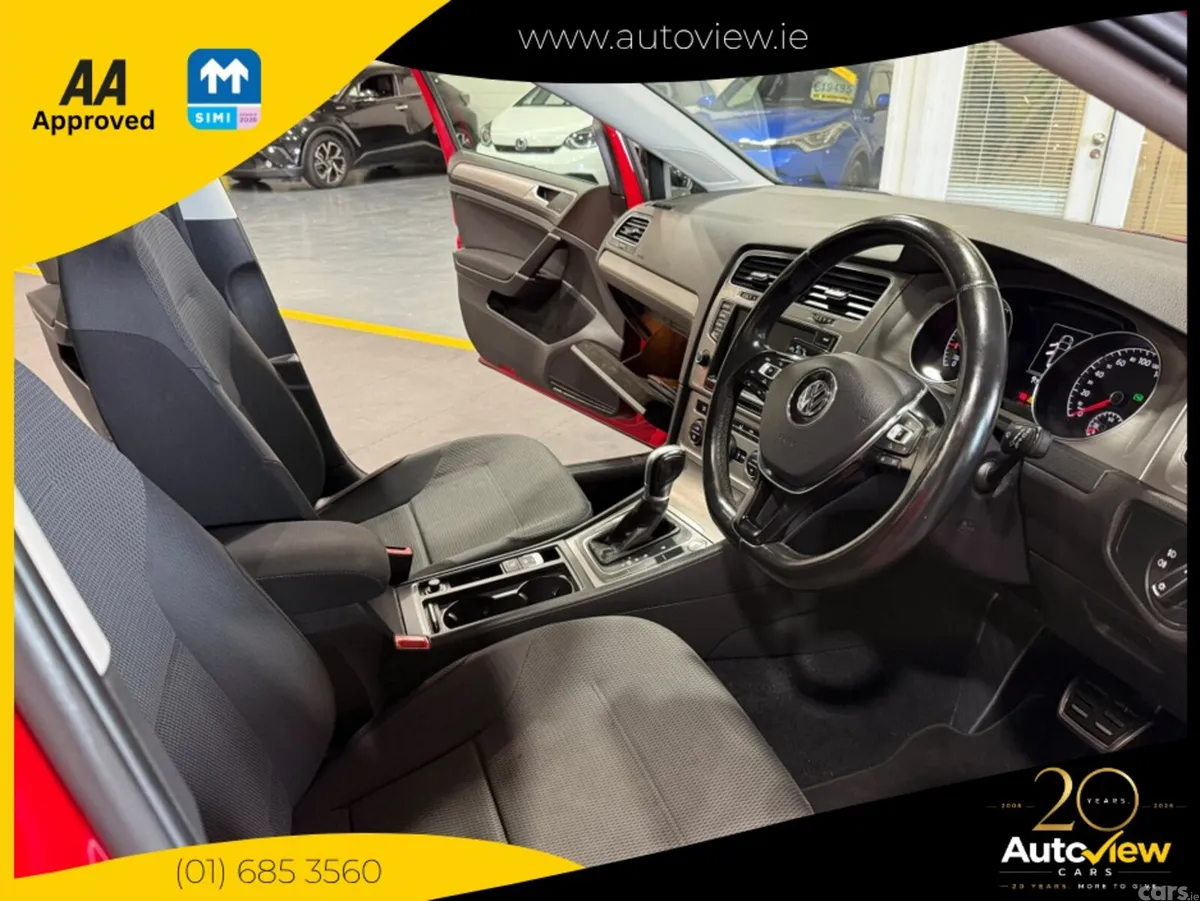 Volkswagen Golf Estate, Petrol, 2017, Red