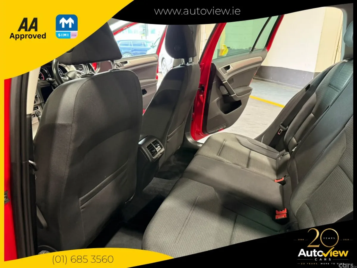 Volkswagen Golf Estate, Petrol, 2017, Red
