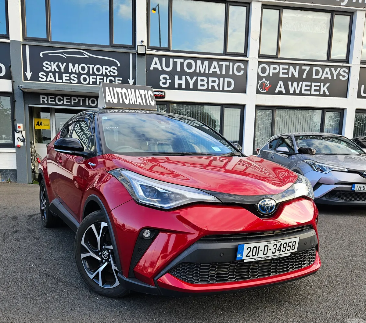 Toyota C-HR SUV, Petrol Hybrid, 2020, Red