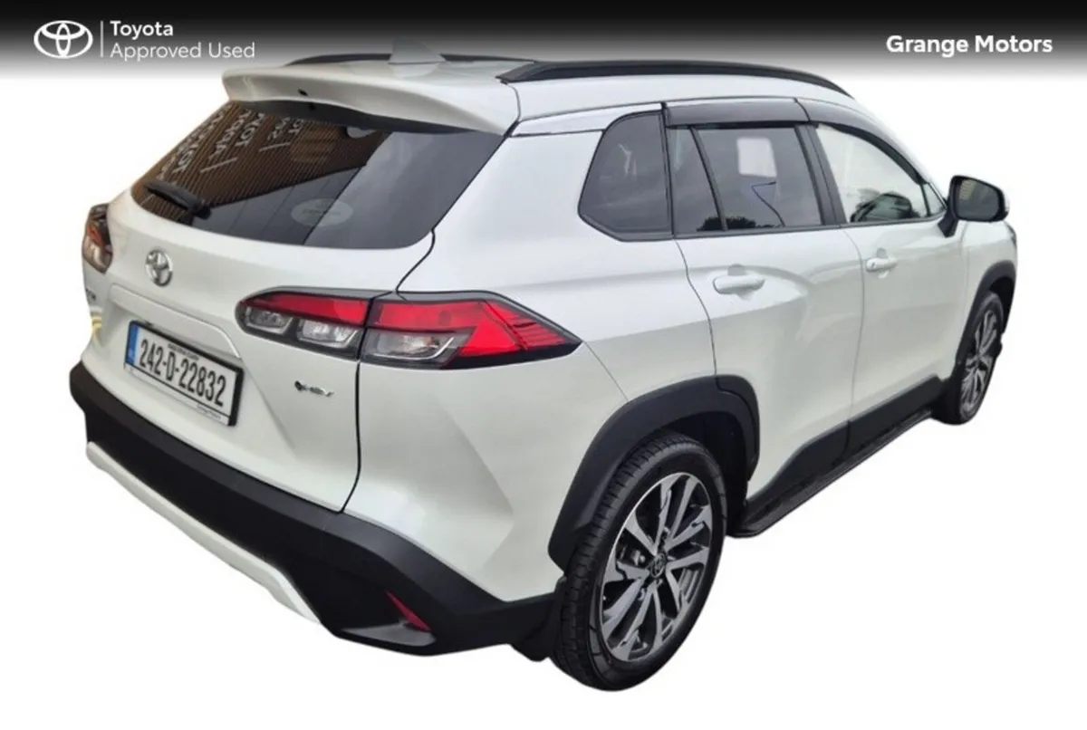 Toyota Corolla Cross SUV, Petrol Hybrid, 2024, White
