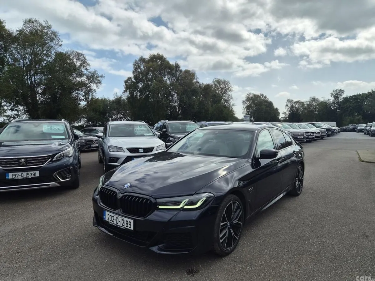 BMW 5-Series Saloon, Petrol Plug-in Hybrid, 2023, Black