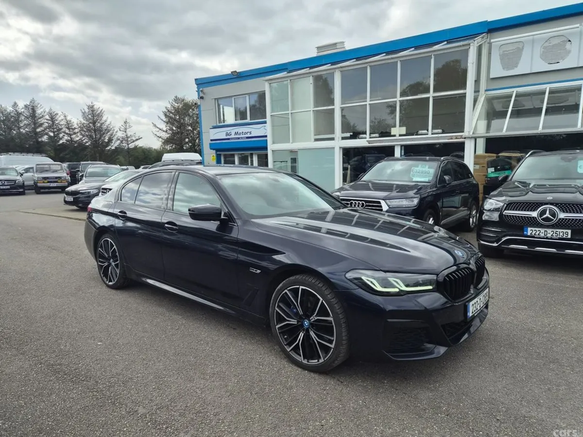 BMW 5-Series Saloon, Petrol Plug-in Hybrid, 2023, Black