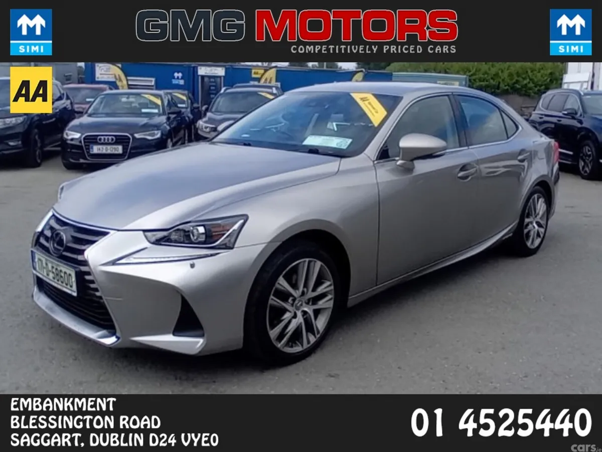 Lexus IS Saloon, Petrol Hybrid, 2017, Silver