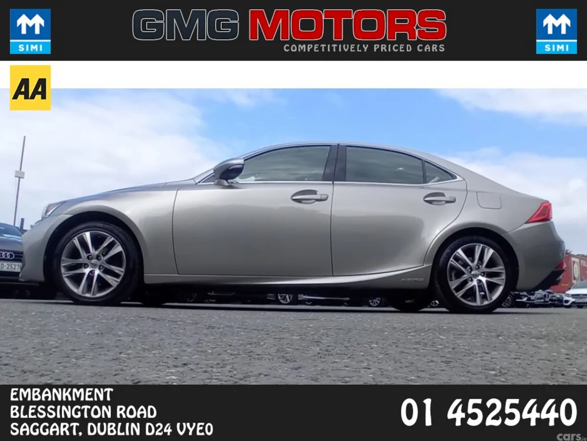 Lexus IS Saloon, Petrol Hybrid, 2017, Silver