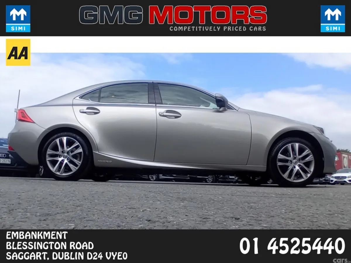 Lexus IS Saloon, Petrol Hybrid, 2017, Silver