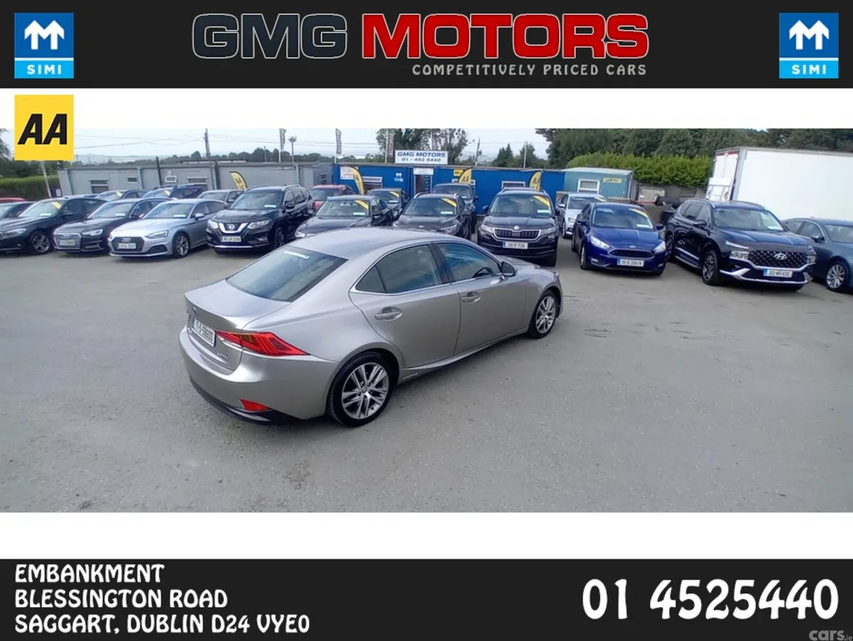 Lexus IS Saloon, Petrol Hybrid, 2017, Silver