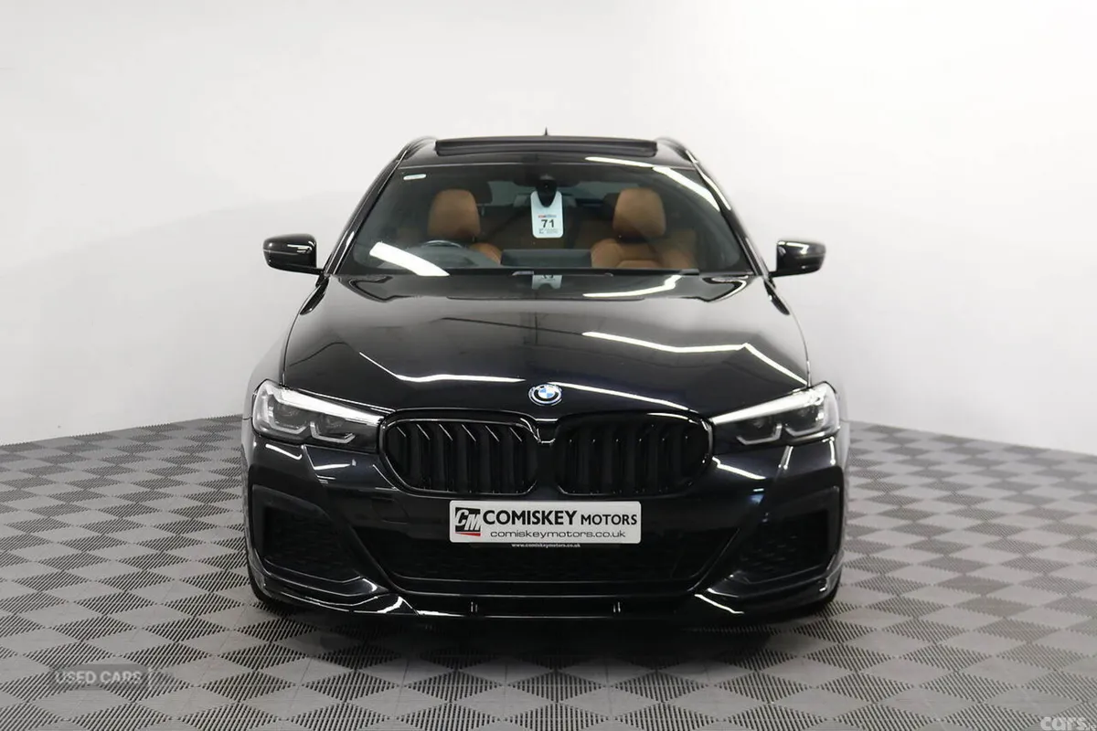 BMW 5-Series Estate, Petrol Hybrid, 2023, Black