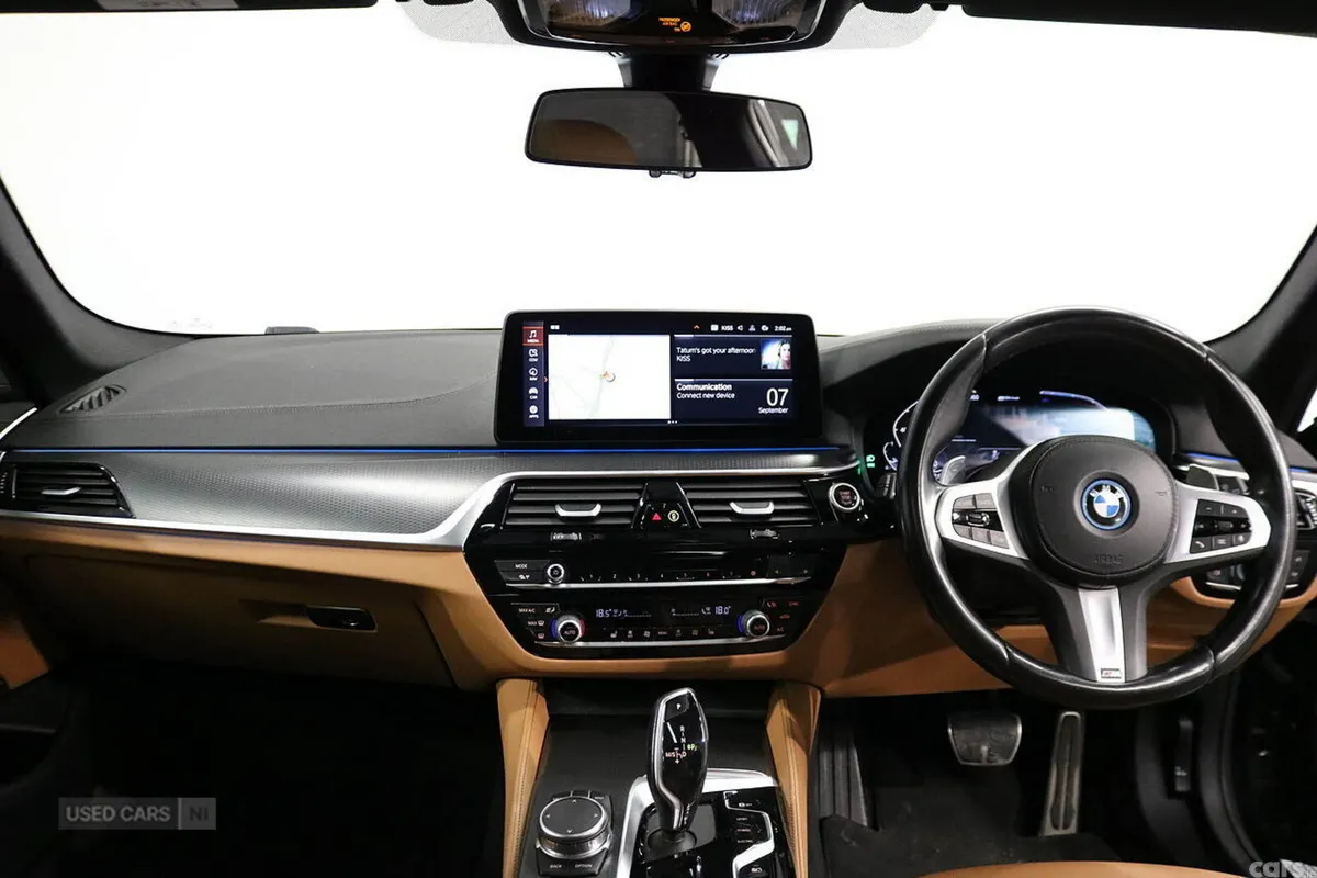 BMW 5-Series Estate, Petrol Hybrid, 2023, Black