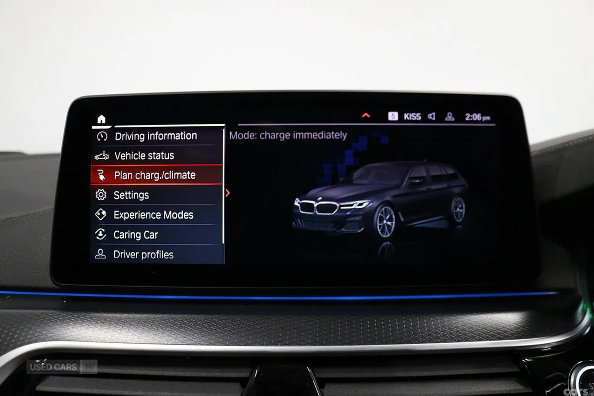 BMW 5-Series Estate, Petrol Hybrid, 2023, Black