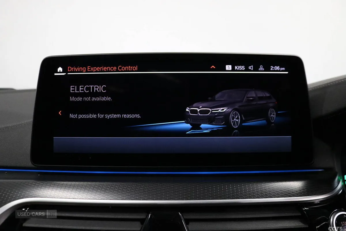 BMW 5-Series Estate, Petrol Hybrid, 2023, Black