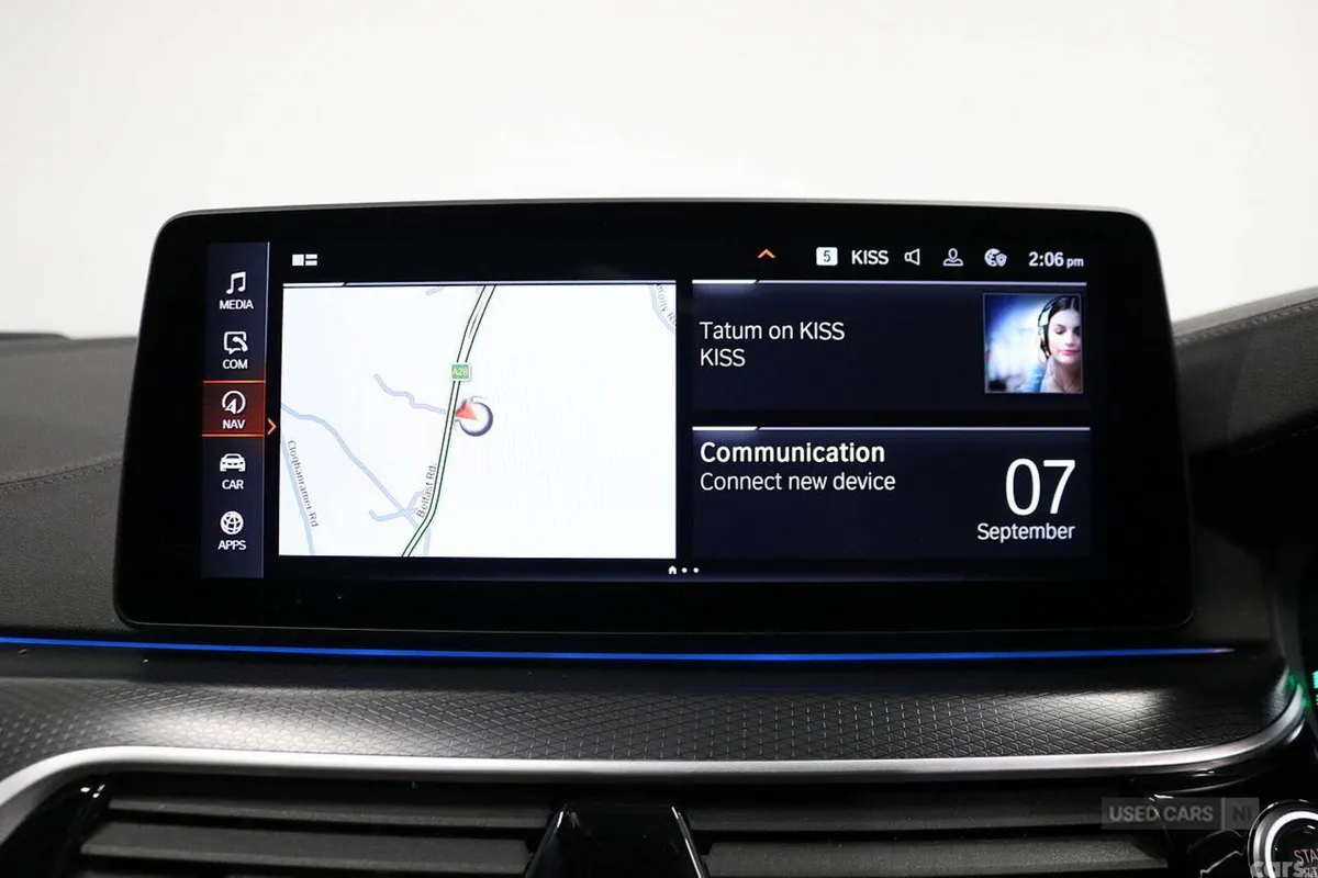 BMW 5-Series Estate, Petrol Hybrid, 2023, Black