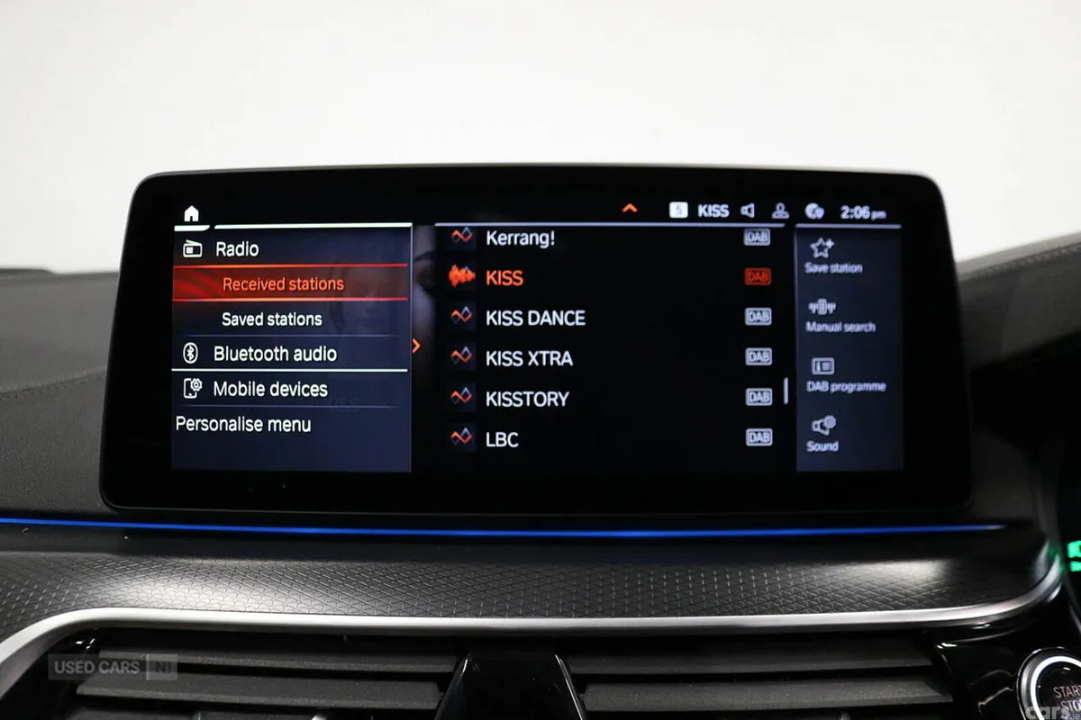 BMW 5-Series Estate, Petrol Hybrid, 2023, Black